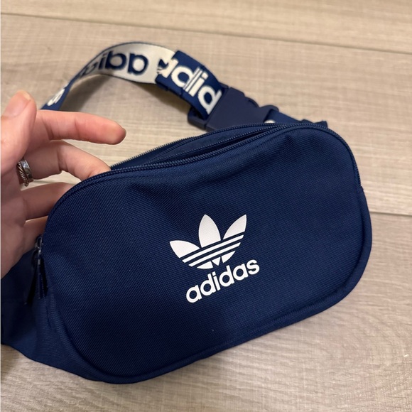 Adidas Navy Blue Waist Bag - Picture 2 of 5